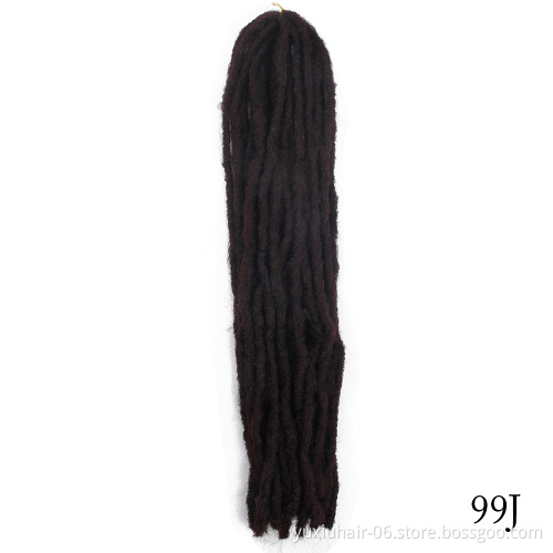 18inch Dreadlocks Braids Synthetic Hair Braiding Hair Extensions Twist Braids Darling Soft Dread 100g/lot